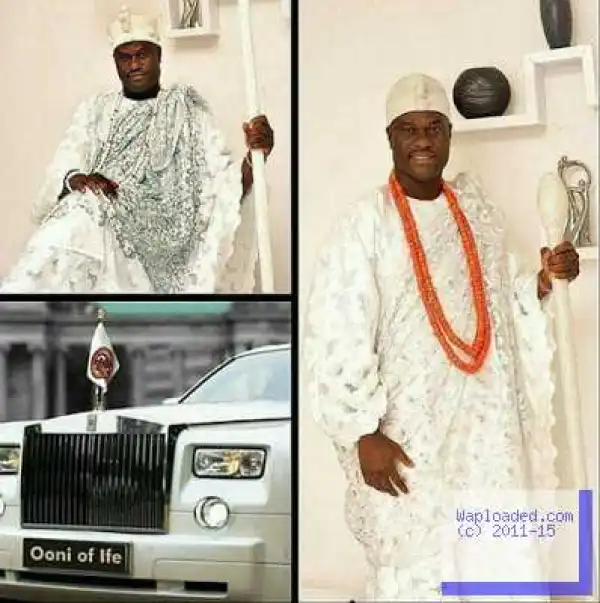 Photo: New Ooni Of Ife Customizes His Rolls Royce Ahead Of Coronation